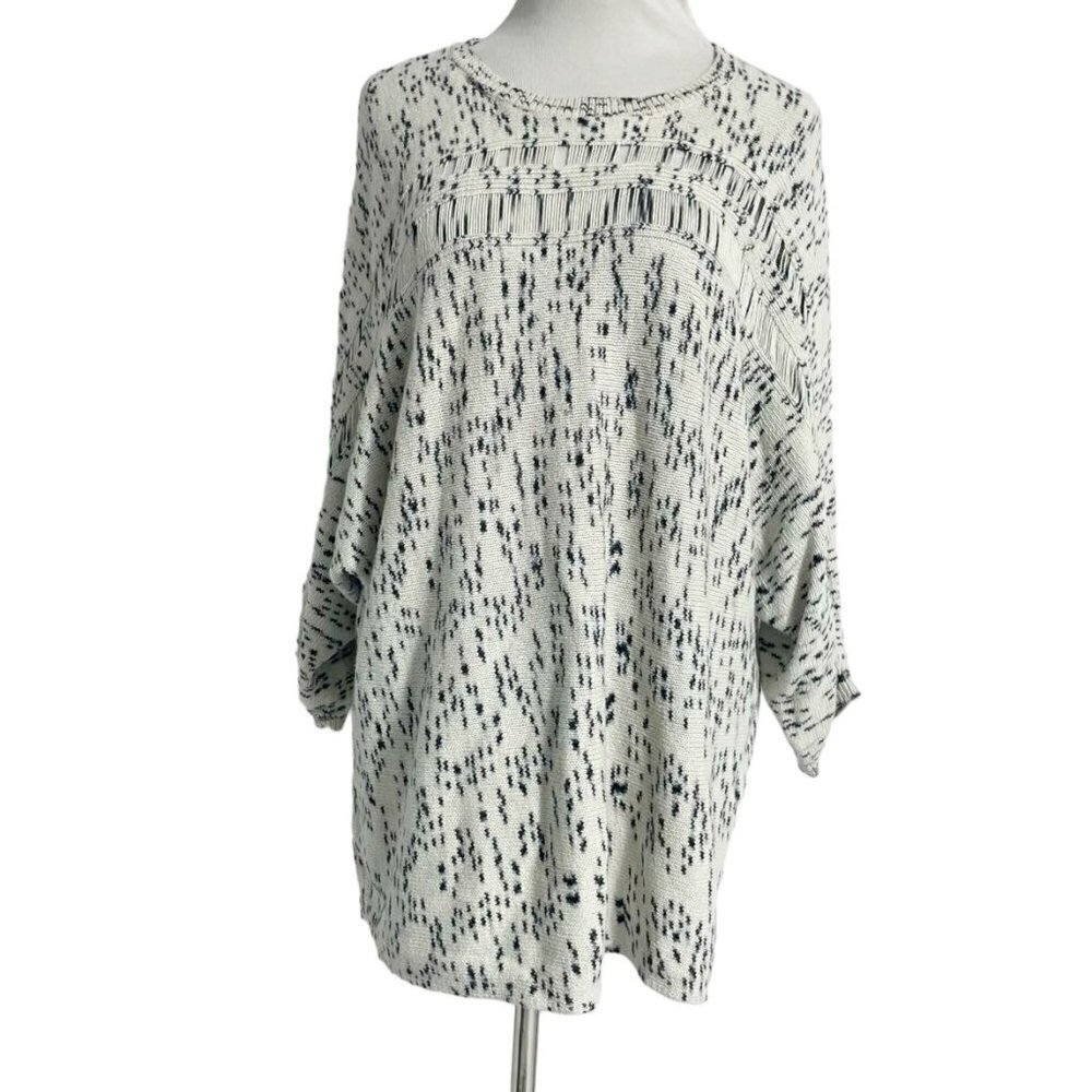 MarlaWynne XL Top Blouse Knit Pullover Crewneck Boho